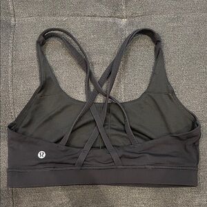 lululemon athletica Black Strappy Sports Bra